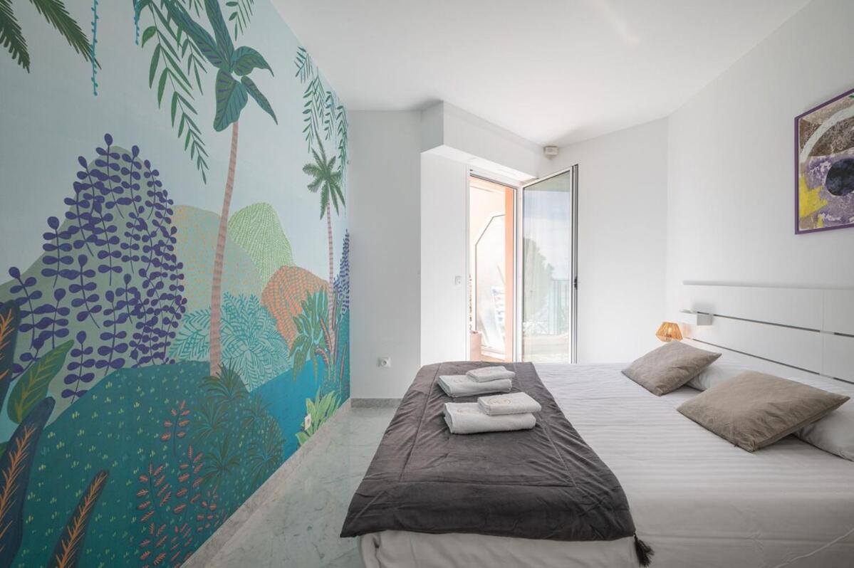 Le Coq Bleu D'Azur - Piscine - Parking! Apartment Menton Bagian luar foto