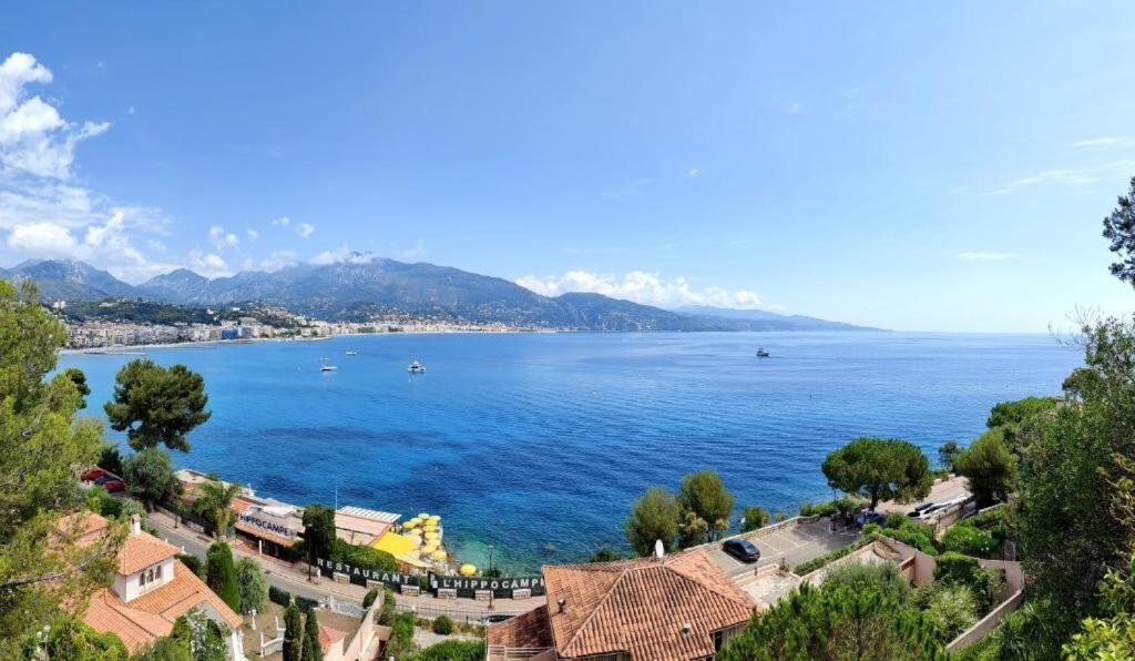 Le Coq Bleu D'Azur - Piscine - Parking! Apartment Menton Bagian luar foto